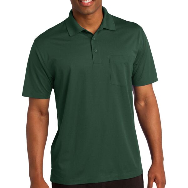 Micropique Sport Wick ® Pocket Polo Thumbnail