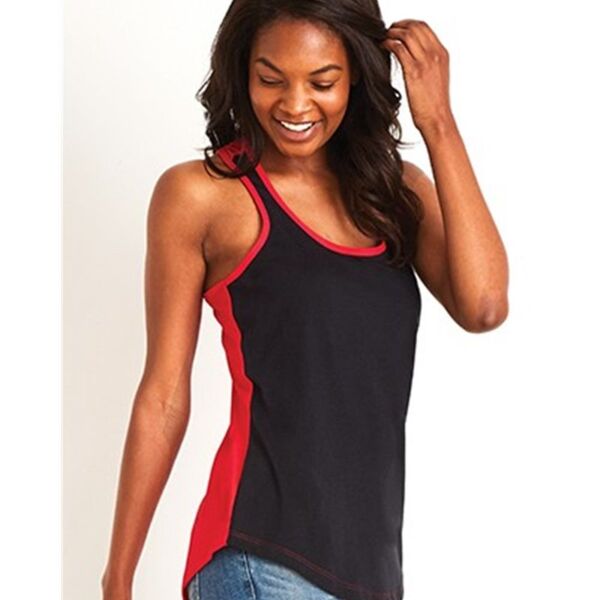 Women’s Ideal Colorblocked Racerback Tank Thumbnail