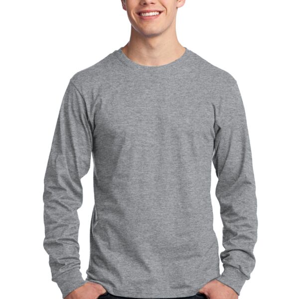 Lions Long Sleeve 5.4 oz 100% Cotton T Shirt Thumbnail