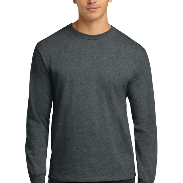 Sew N Stitches Ultra Cotton ® 100% Cotton Long Sleeve T Shirt Thumbnail