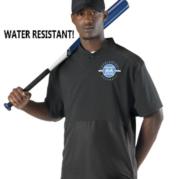 SEW N STITCHES - AUGUSTA Short Sleeve Stretch Woven Batters Jacket Thumbnail