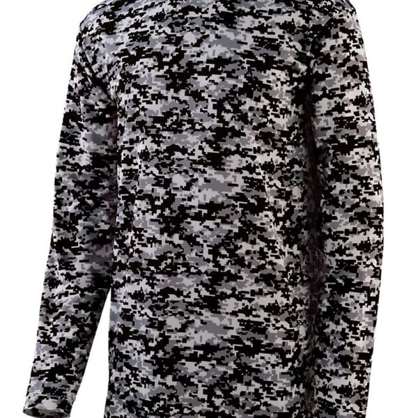 SEW N STITCHES - BADGER - Digi Camo Wicking Long Sleeve T-Shirt Thumbnail